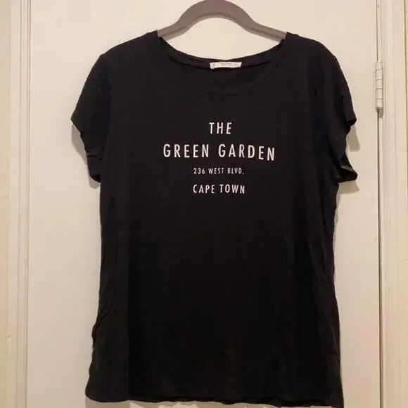 Mango Black T-shirt - Picture 1 of 4